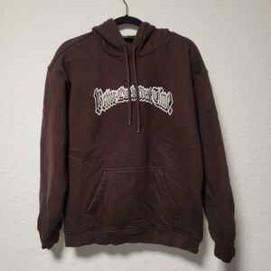 H&M Dark Brown Graphic Hoodie